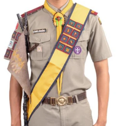 สายสะพาย ลูกเสือ สามัญรุ่นใหญ่ เครื่องหมาย วิชาพิเศษ ลูกเสือ สามัญ รุ่นใหญ่