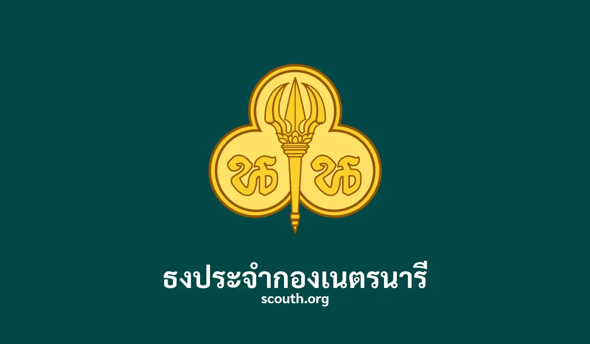 ธงประจำกองเนตรนารี ทั้ง 4 ประเภท